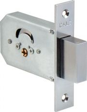 Дверной замок Kale 156/F (45мм) Nickel 3 Ключа