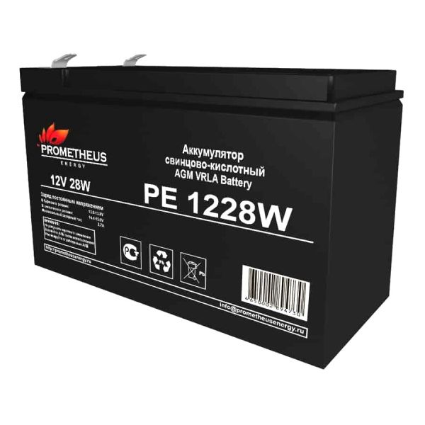 Аккумулятор для ИБП Prometheus Energy PE 1228 W 12 В 7 Ач