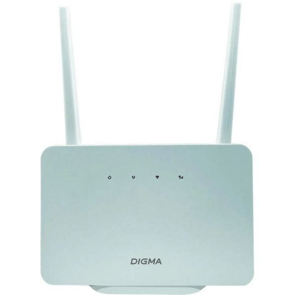 Wi-Fi роутер Digma HOME N300 белый